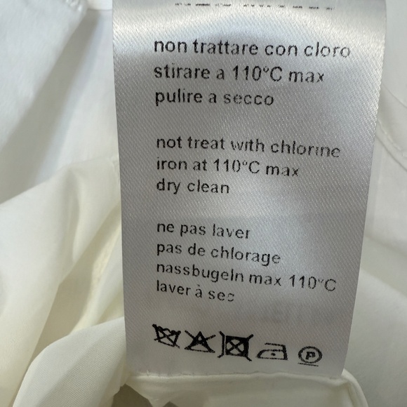 FLAVIO CASTELLANI BLOUSE SIZE 42 ITALIAN DESIGNER - Picture 10 of 10